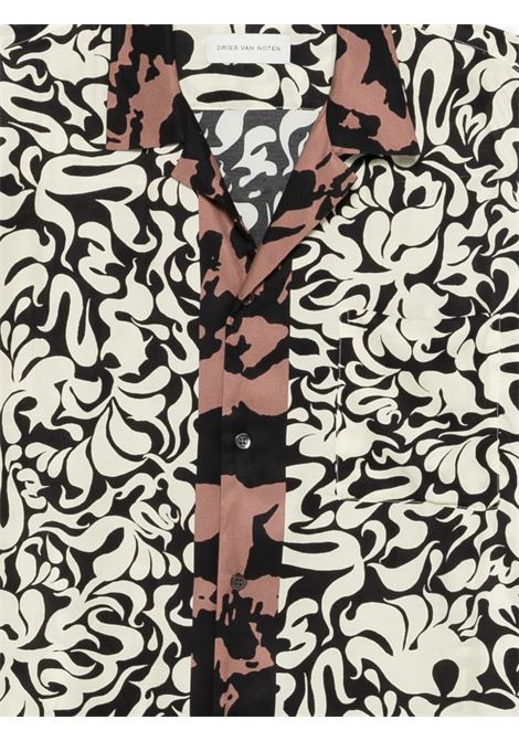 01310-carltone 3084 shirt man black DRIES VAN NOTEN | 261-020742-3084900